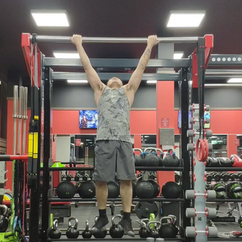 Wide Grip Chin-Up Hold