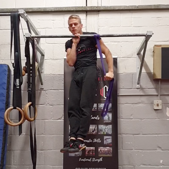 One Arm Pull Up Band Assisted