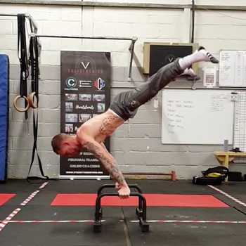 Handstand To Straddle Planche