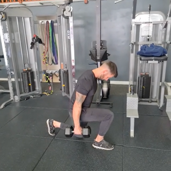 Weighted Walking Lunge