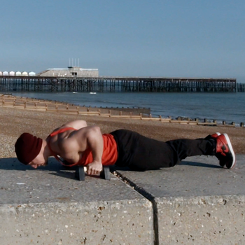 Deep Push Up on Pbars